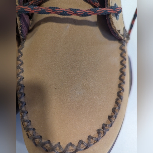 KURU women's quest hiking boot size 9 camping tan and maroon - Picture 7 of 8